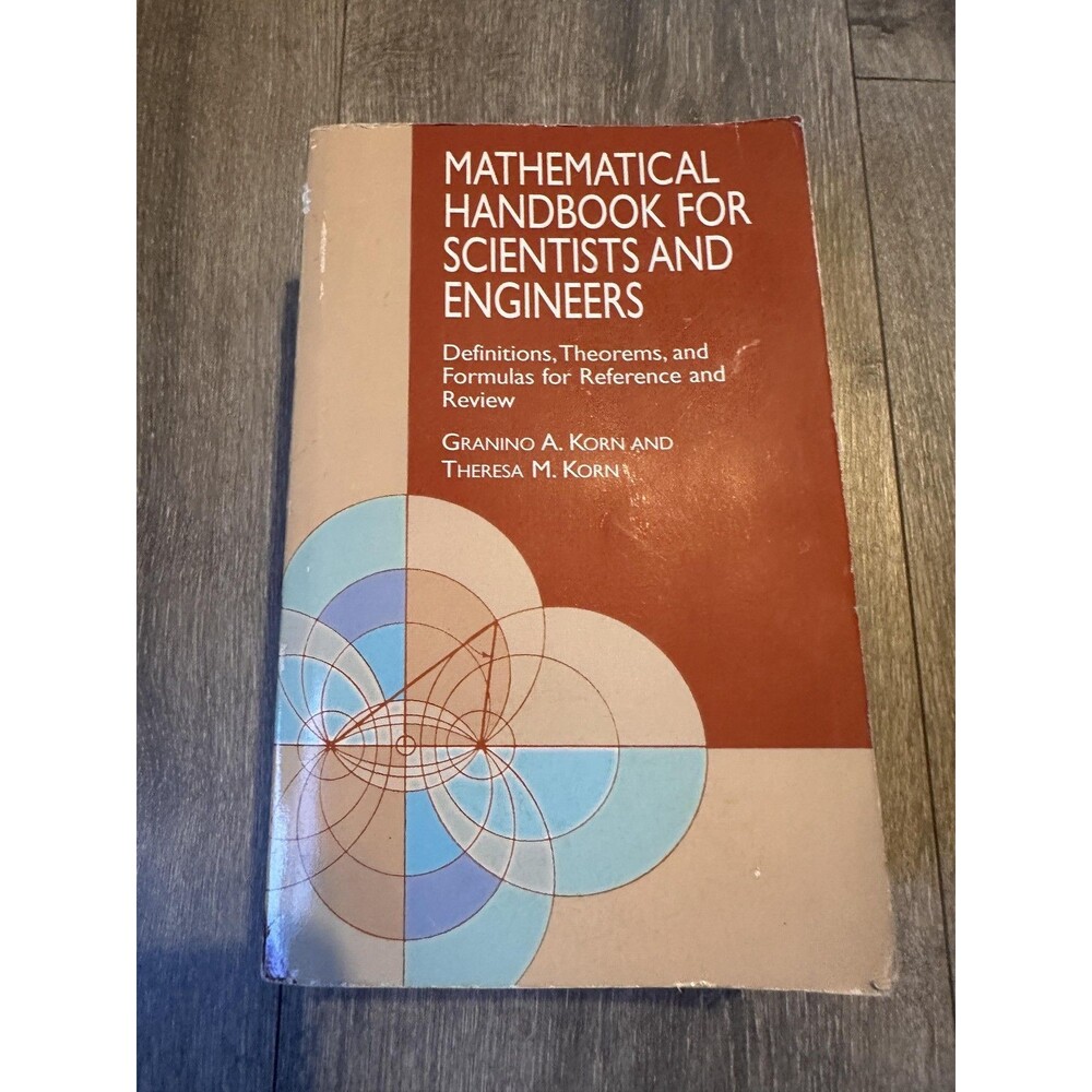Mathematical Handbook For Scientists And Engineers Korn & Korn Dover Paperback
